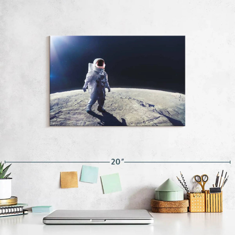 Oberle Moon Astronaut, 8" H x 12" W