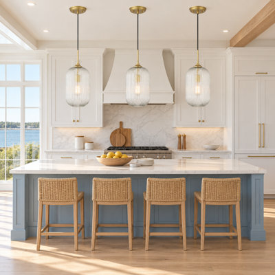 Dynamism 1 - Light Dimmable Kitchen Glass Single Pendant