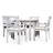 Square 5 Dining In Silver Gray For Outdoor Happiness Stylish Joyful Times