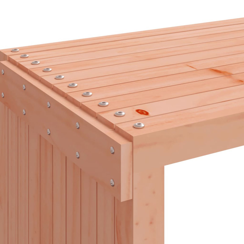 Solid Wood Pine Outdoor Bench, Sonoma Oak