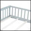 Full Size Floor Bed With Fence And Door-309190712-309190716