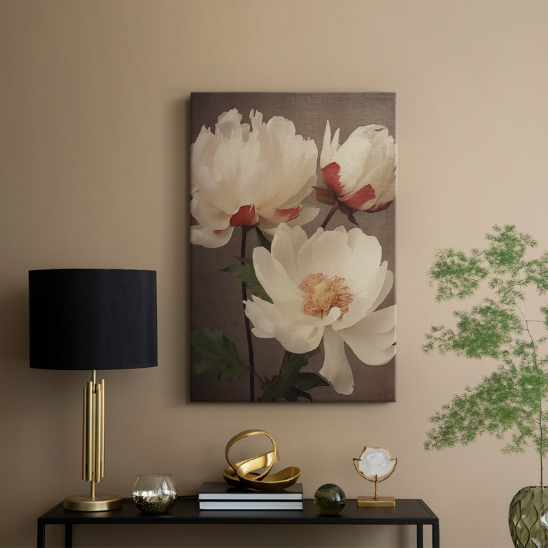 Imprimé floral rétro III - galerie Cavas, H 12 po x l 8 po