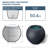 19.5 In. Large Granite Gray(Premium Inner) Concrete Round Planter / Pot With Drainage Holes