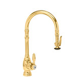 Pull Down Single Handle Kitchen Faucet with Side Spray