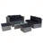 6 Piece Patio Wicker Sectional Set