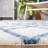 Rivka Geometric Ivory/Blue Area Rug-951264883