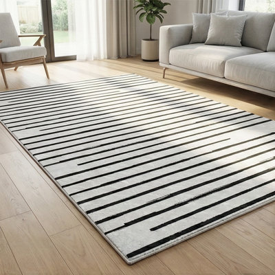 Kilean Modern Linear Area Rug
