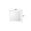 Miroir Wragby - blanc