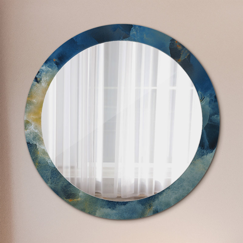 Huldar Glass Flat Wall Mirror, 80cm H x 80cm W