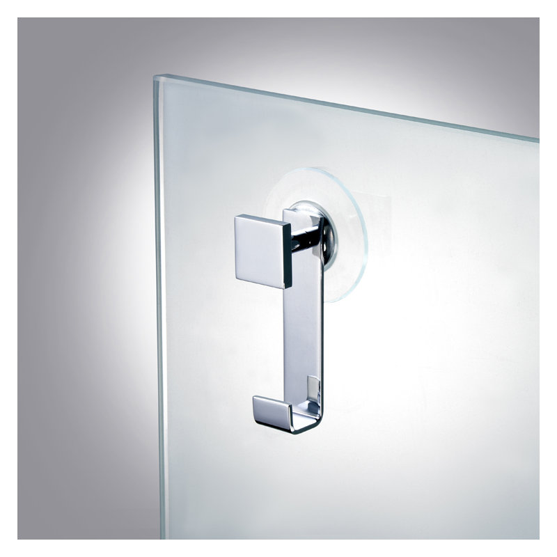 Porte-peignoir mural, Chrome