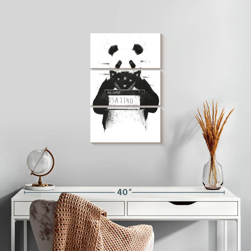 Brampt Bad Panda, 65" H x 42" W