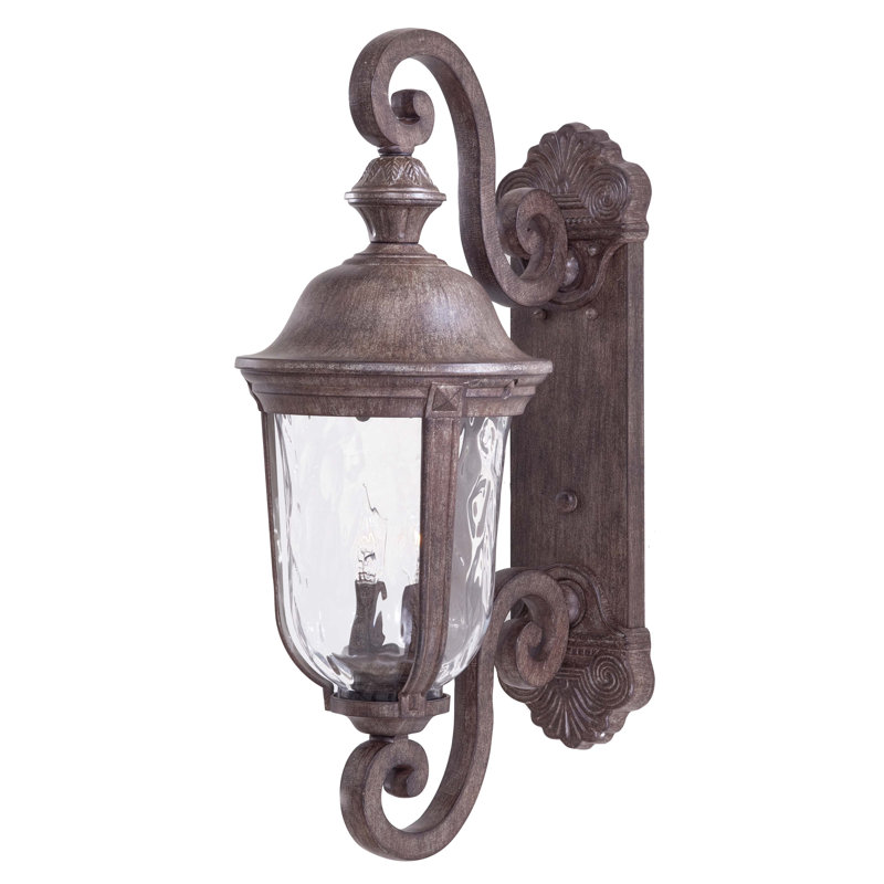 Nicola Aluminum Wall Light, No, Vintage Rust