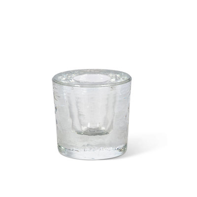 Bougeoir de table en verre, ensemble de 2