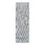 Shaggy Checkered Area Rug in Blue/Gray/Ivory-47841742
