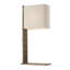 Anne-Marie Barton Fumar 34" Statement Table Lamp in Ridged Carbon with BouclÃ© Shade-1415204229