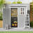 5 ft. W × 3 ft. D Durable Resin Outdoor Storage Shed With Floor