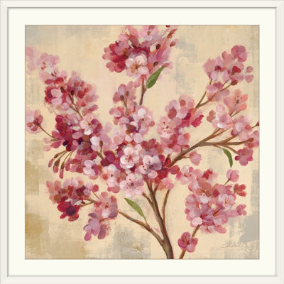 «Pink Cherry Branch I» par Silvia Vassileva - reproduction