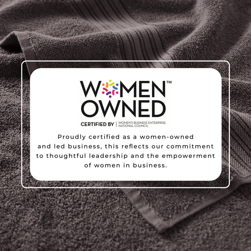 Super Soft 100% Cotton Quick-Dry Hand Towels, Dark Gray