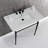 Kingston Brass Edwardian 37-Inch Ceramic Console Sink with Brass Legs-62257203-61166587