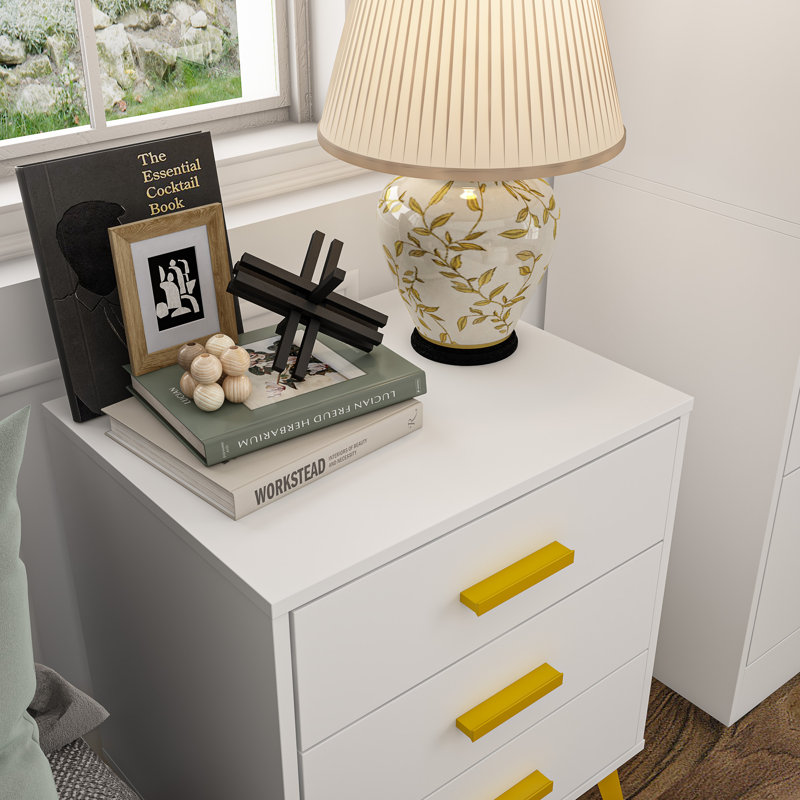 Ensemble de commode 2 pièces Kalesha, Blanc