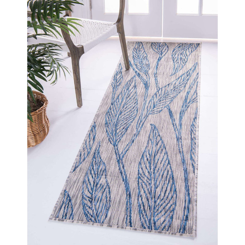 Tapis d'extérieur Kona couleur granit, Tapis de couloir 2 pi x 6 pi