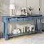 Console longue avec tiroirs et tablette pour le vestibule, le couloir et le salon-1170026962