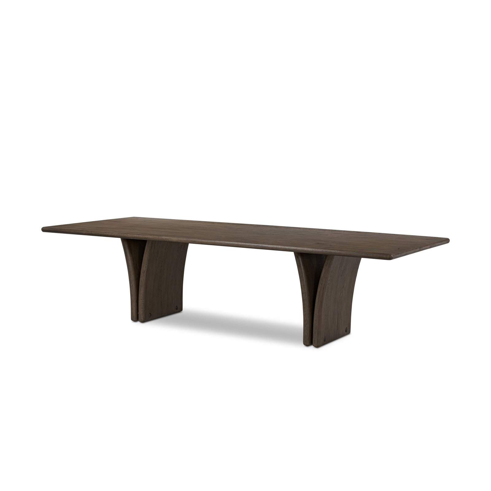 118" Oak Dining Table, Gray Reclaimed French Oak