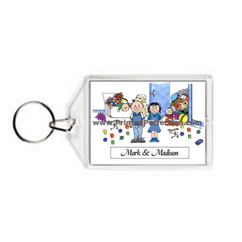 Porte-clés en acrylique personnalisé, Oui