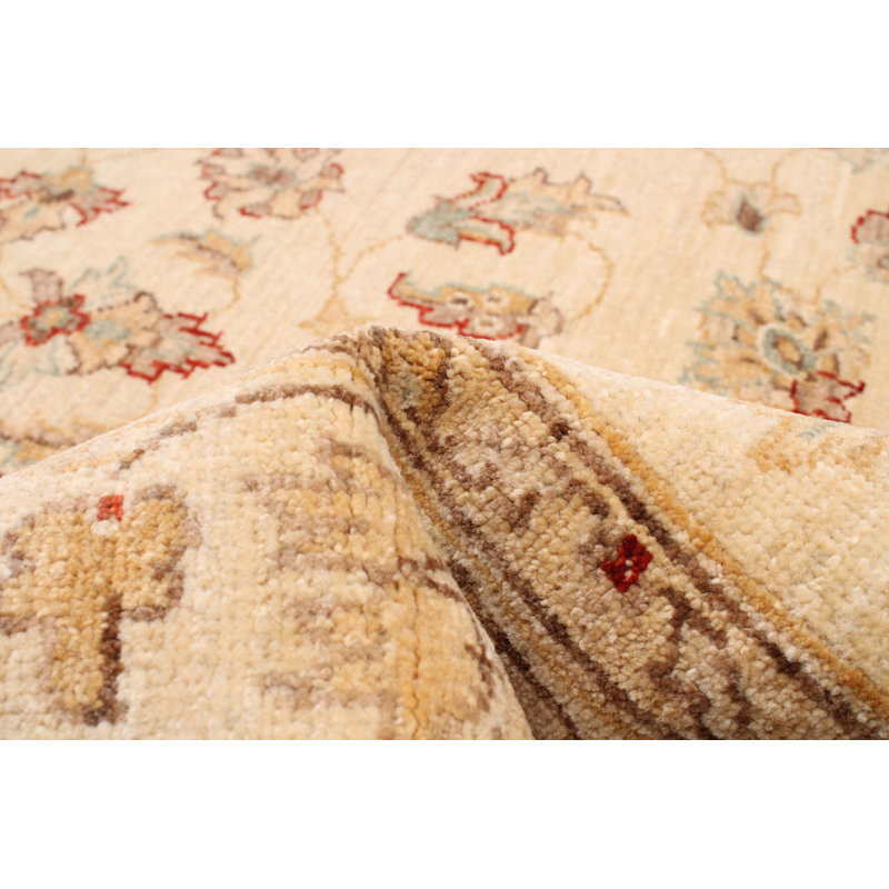 Tapis unique en laine noué à la main de style nouvel âge 4 pi 2 po x 6 pi Paton