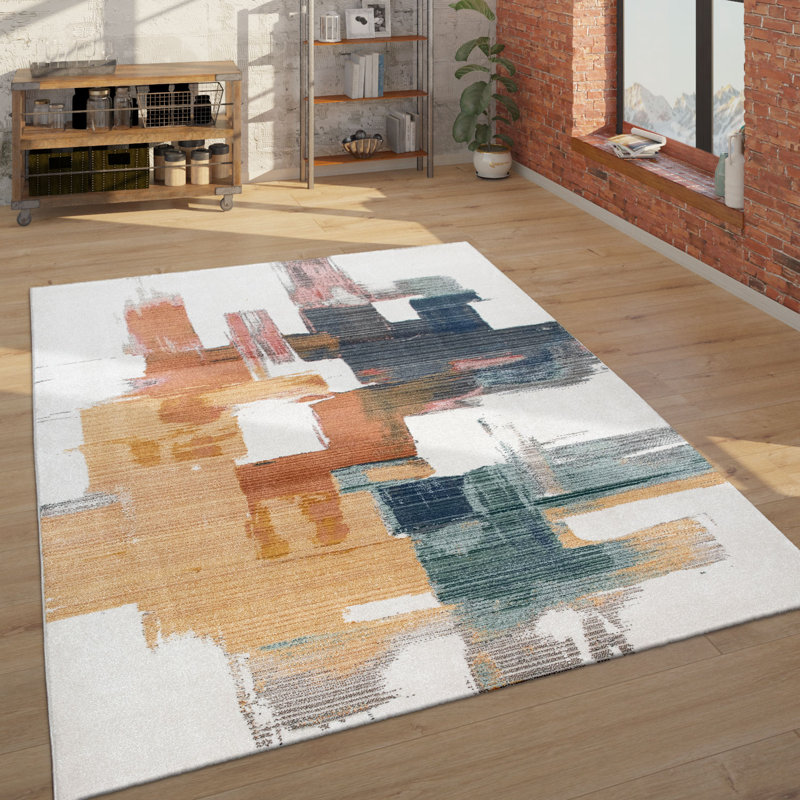 Amaral Abstract Indoor Rug, Rectangle 6'7" x 9'6"