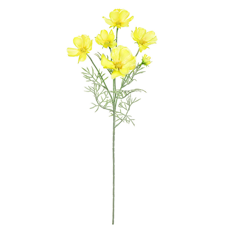 Fleur artificielle artificielle, Jaune