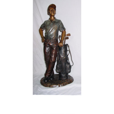 Golfeur Tribune avec sac de golf