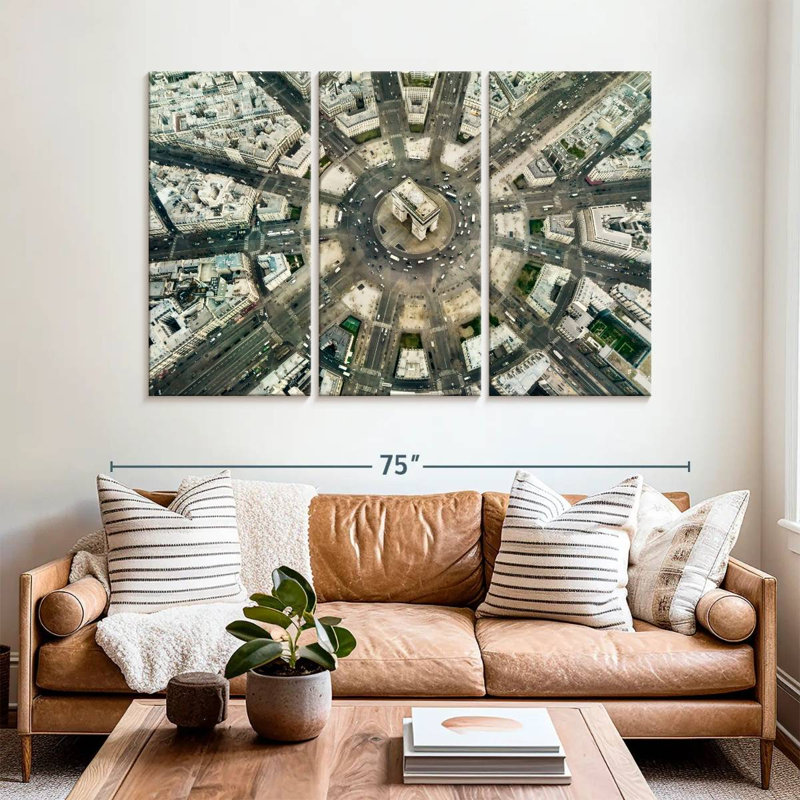 Arc De Triomphe Paris, 42" H x 65" W