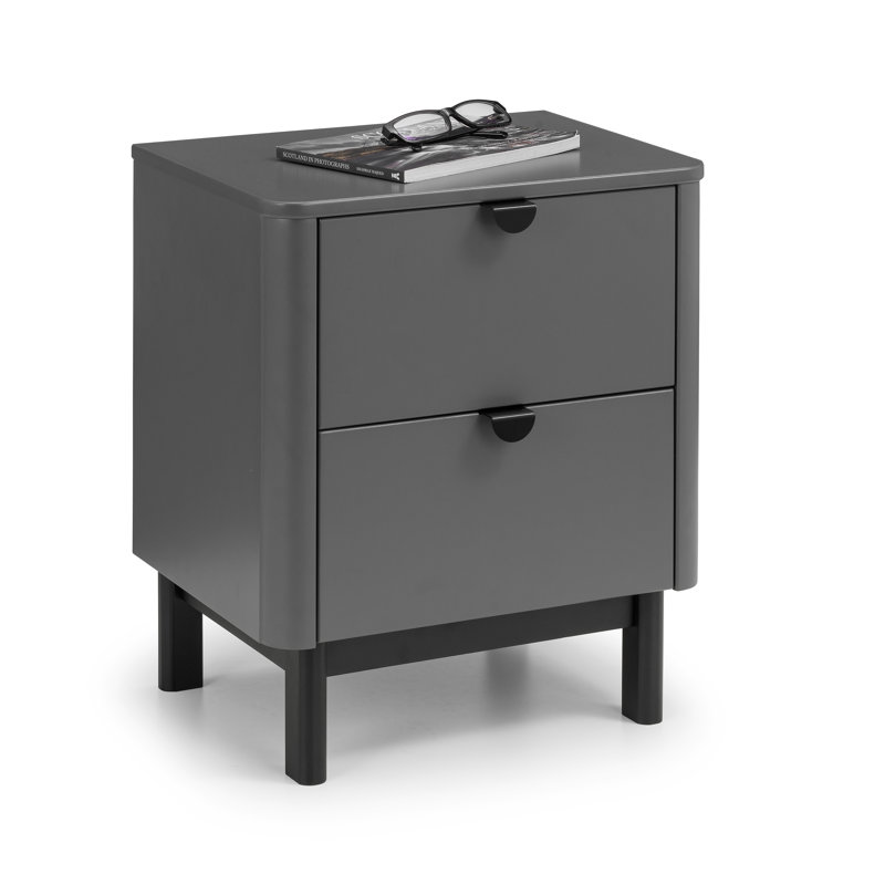 Janine 46cm W Manufactured Wood Bedside Table