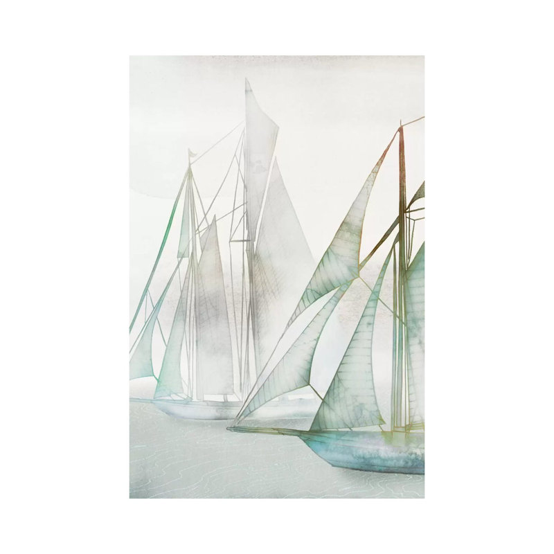 Glide II by Edward Selkirk - Wrapped Canvas Painting, 66.04 cm H x 45.72 cm W x 3.175 cm D