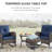 Gaetanino Wicker Rattan Outdoor Rocking Chair Set with Side Table (2 chairs and 1 side table)-1052208182-1056061372