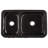 33'' L Double Bowl Granite Kitchen Sink