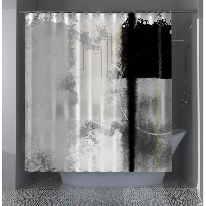 Abstract Shower Curtain