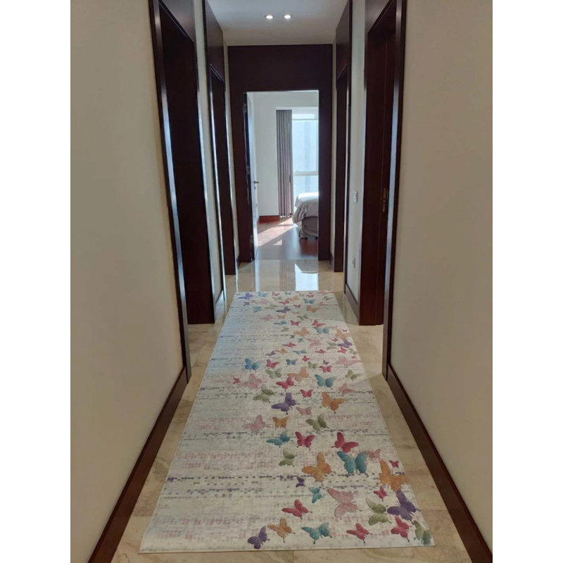 Tapis gris antidérapant Firenze, Rectangle 3 pi 11 po x 9 pi 10 po