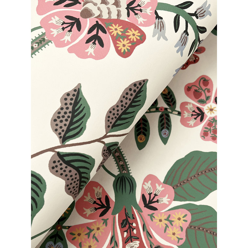Papier peint Gracie Brown, Pink