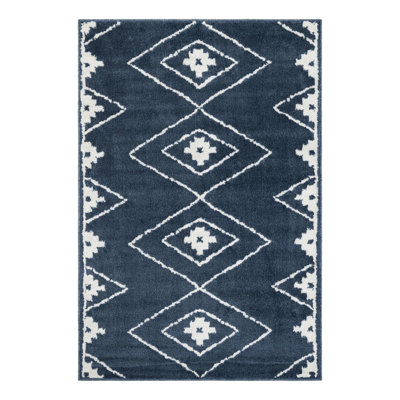 Latitude Run® Vefsna Nikolis Rug Blue