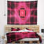 Tapisserie pare-soleil à infrarouges abstract rose-28495010
