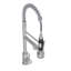 Robinet de cuisine 19 po en nickel brossé - Design moderne, en acier inoxydable 304, pour salles de bains contemporaines