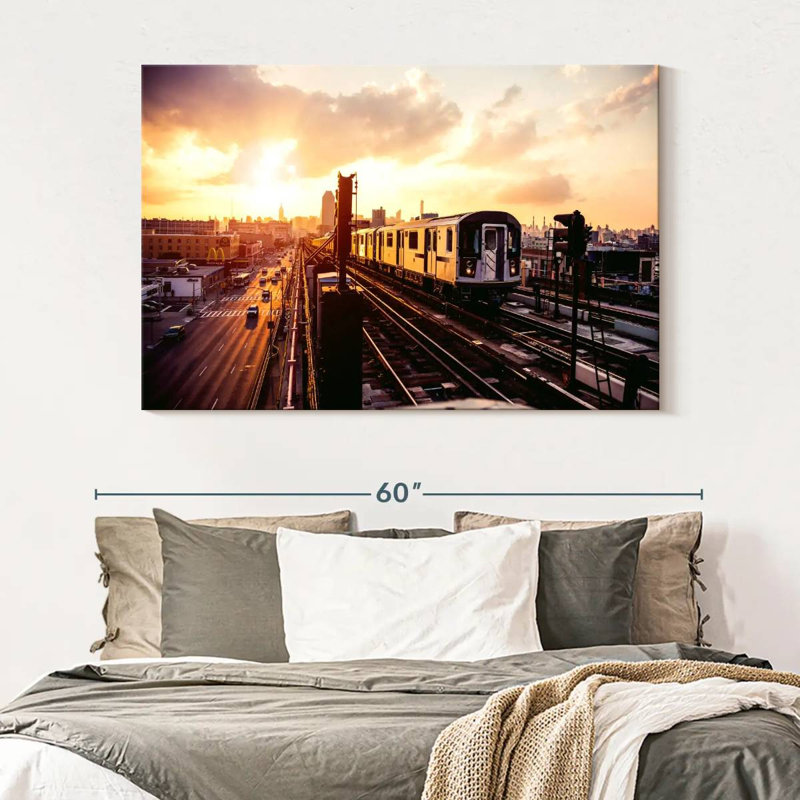 Mehar New York Train, 34'' H x 51'' W