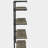 Black Grey Driftwood Four-layer Wall-mounted Rack