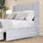 Size Bed Frame With 4 Storage Drawers And Wingback Headboard, Button Tufted Design,-1606682236-1606682239