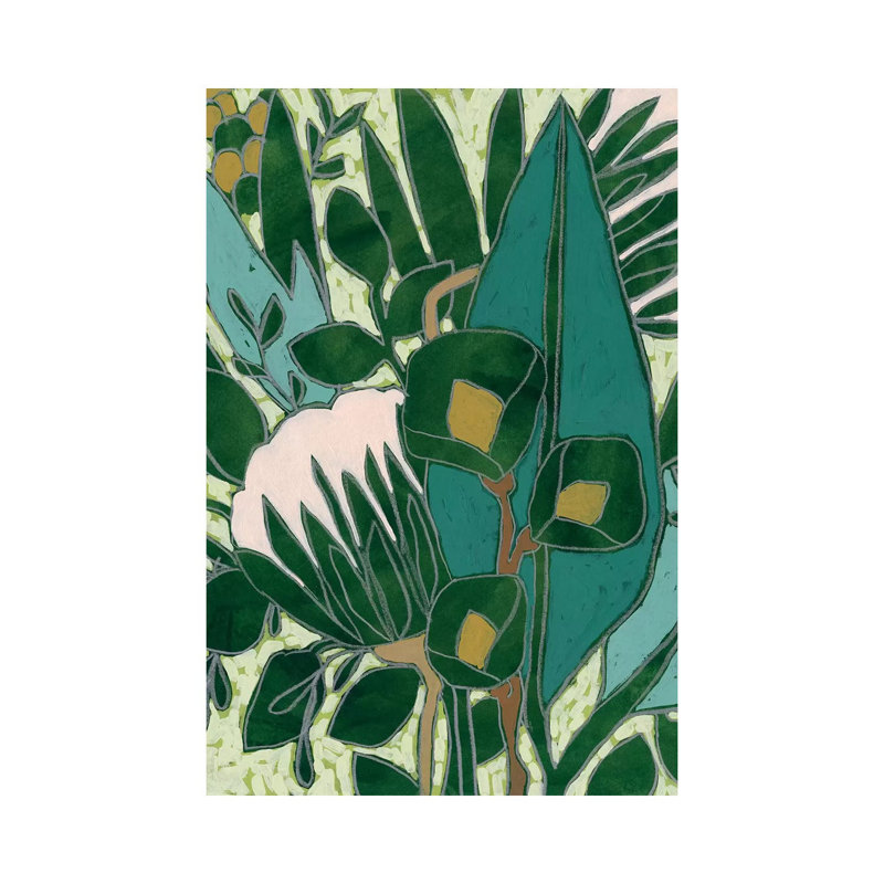Bottle Glass Garden I by June Erica Vess - Wrapped Canvas Print, 101.6 cm H x 66.04 cm W x 1.91 cm D