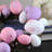 10" Pastel Pink Purple and White Easter Egg Spring Wreath