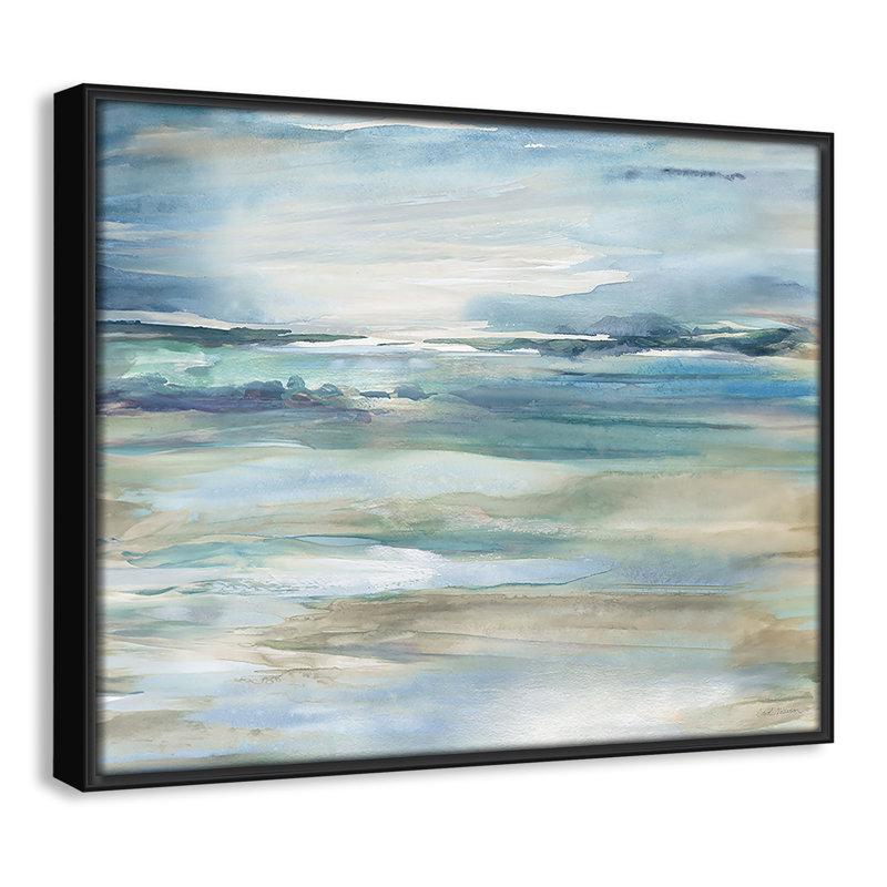 Reflection Skies Print par Carol Robinson, H 12,5 po x l 15,5 po, Noir