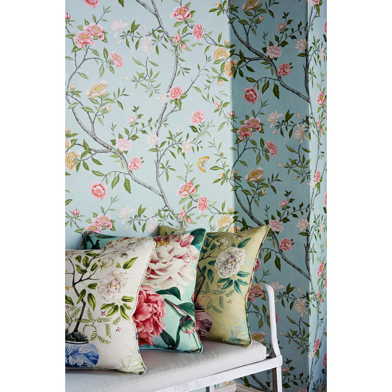 Nostell Priory Wallpaper, Old Gold/Green